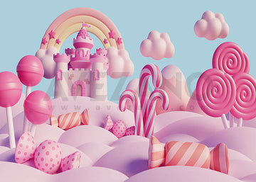 Avezano Lollipop World Castle Background Photography Background-AVEZANO