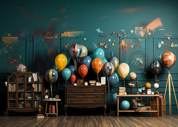 Avezano Study and Balloon Photography Background