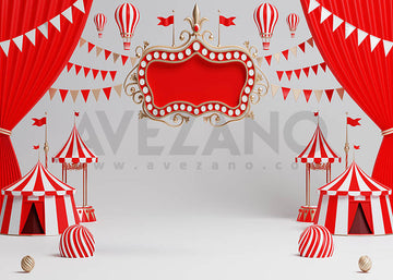 Avezano Hot Air Balloon Circus Cakesmash Photography Background