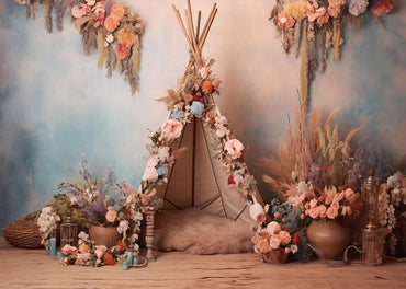 Ensemble de 2 tentes et fleurs Avezano