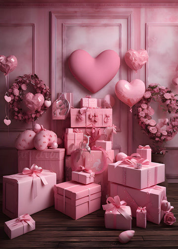 Avezano Pink Valentine's Day Gift Photography Backdrop