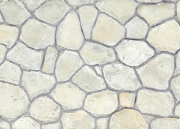 Avezano White Stone Brick Floor Wall Photography Backdrop