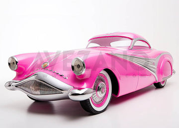 Avezano Pink Convertible Princess Car Girl Birthday Photography Background