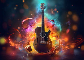 Avezano Music Aura Guitar Art Stage Photography Background