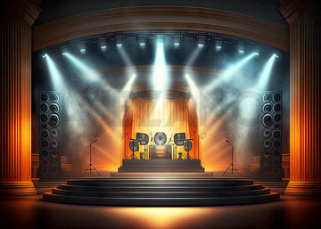 Avezano Stage and Instruments Photography Background