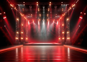 Avezano Red Light Stage Photography Background
