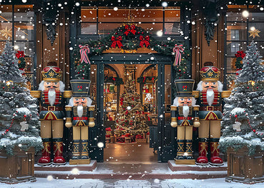 Avezano Christmas Sshop Snow Photography Backdrop