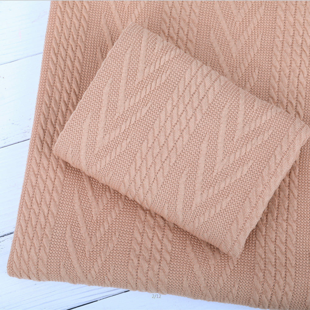 Avezano Knitted Cable Newborn Photography Blanket Photo Prop