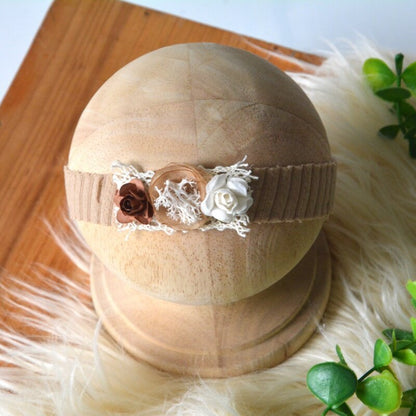 Avezano Floral Newborn Headband Photography Prop