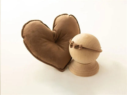 Avezano Heart Pose Newborn Pillow Set Photo Props