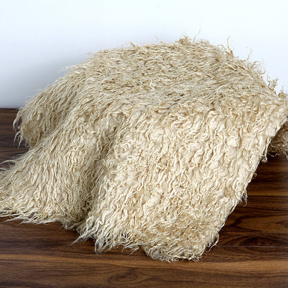 Avezano Long Fur Newborn Photography Blanket Prop