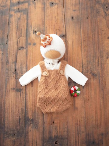 Avezano Newborn Christmas Outfit Set Baby Photography Prop