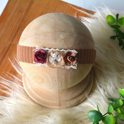 Avezano Floral Newborn Headband Photography Prop