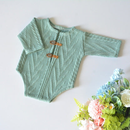 Avezano Knitted Romper For Newborn Photography