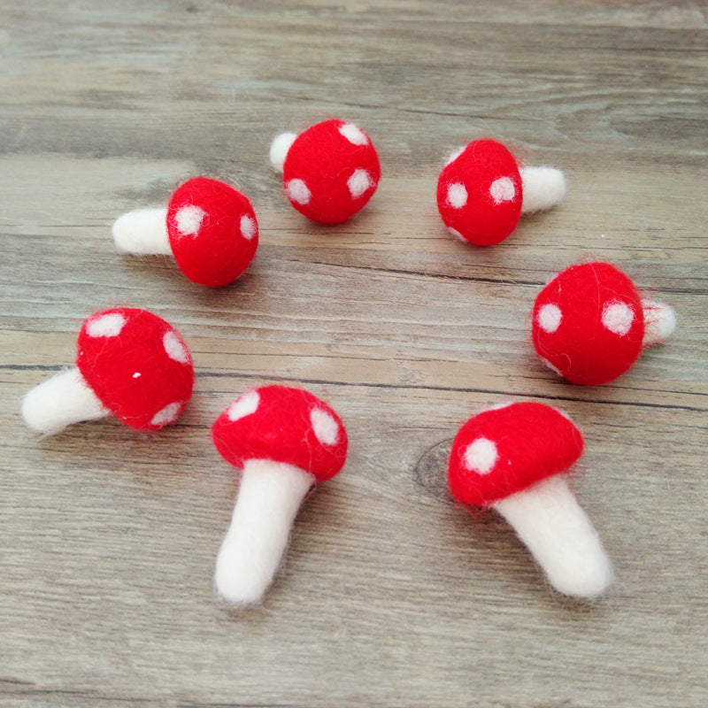 Avezano Felt Strawberry Mushroom Watermelon Plush Doll Baby Photography Accessories