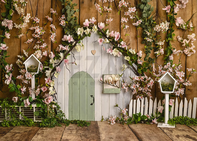 Avezano Spring Flower House Photography Background