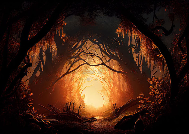 Avezano Halloween Dawn's Gate Backdrop for Photography-AVEZANO