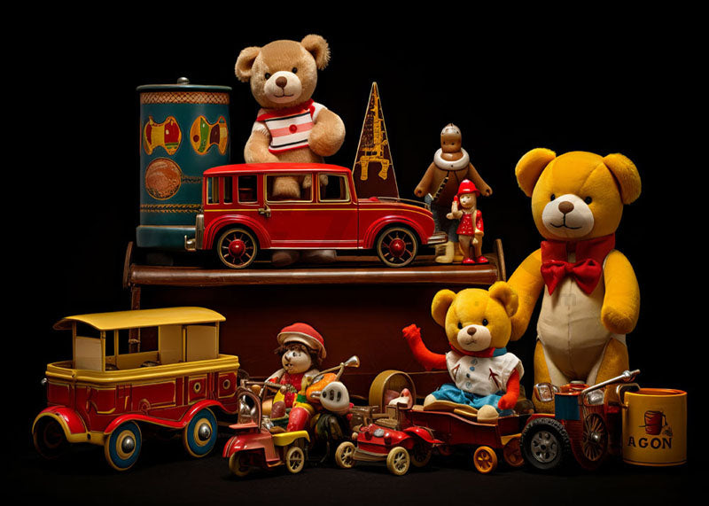 Avezano Children's Toy Bear Doll Background Photography-AVEZANO