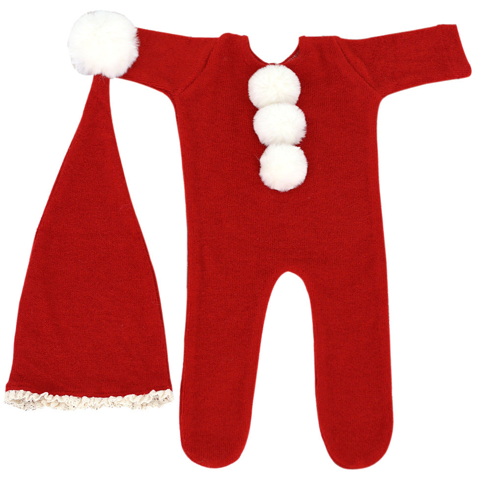 Avezano Two-piece Baby Christmas Jumpsuit Set