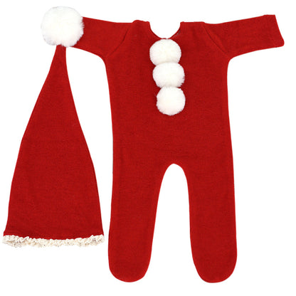 Avezano Two-piece Baby Christmas Jumpsuit Set