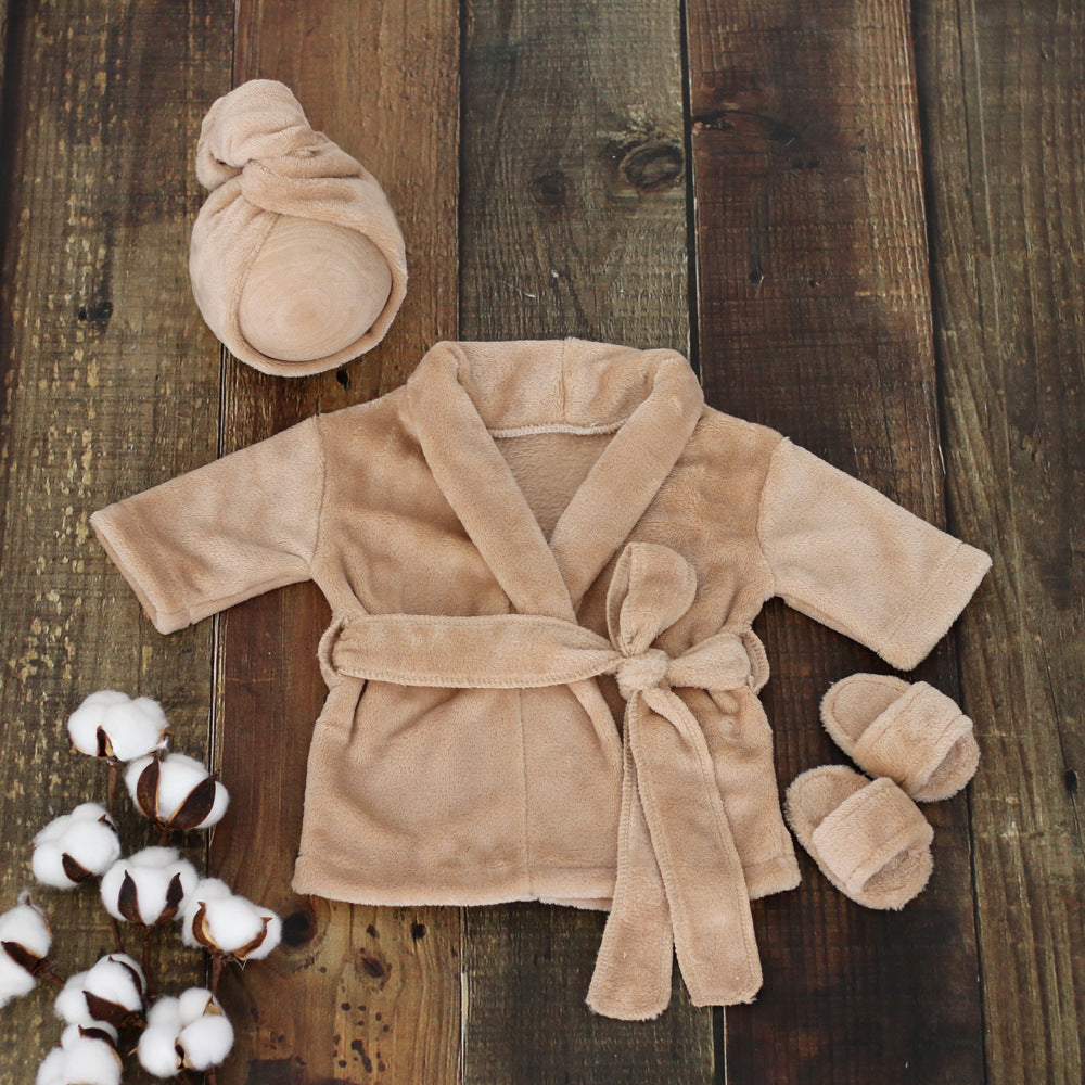 Avezano Newborn Photography Bathrobe Set & Loungewear