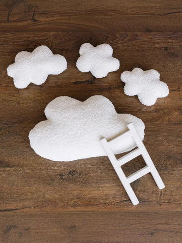Avezano Newborn Baby Cloud Ladder Prop and a Shaping Pillow for Taking Photos