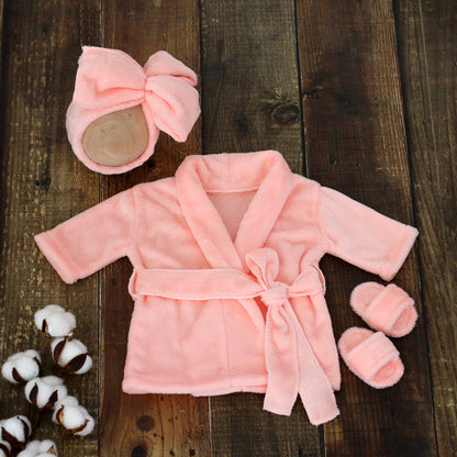 Avezano Newborn Photography Bathrobe Set & Loungewear
