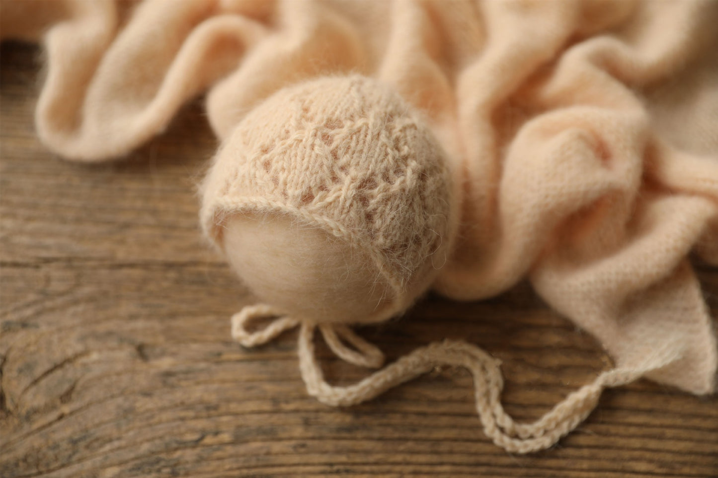 Avezano Newborn Hollow Knit Hat Photography Prop