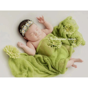 Avezano Boho Forest Theme Newborn Photography Wrap Prop