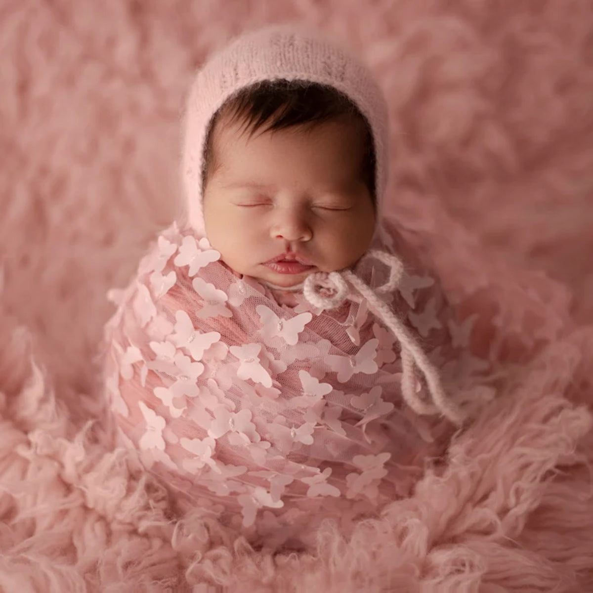 Avezano Newborn Butterfly Lace Swaddle Photography Prop