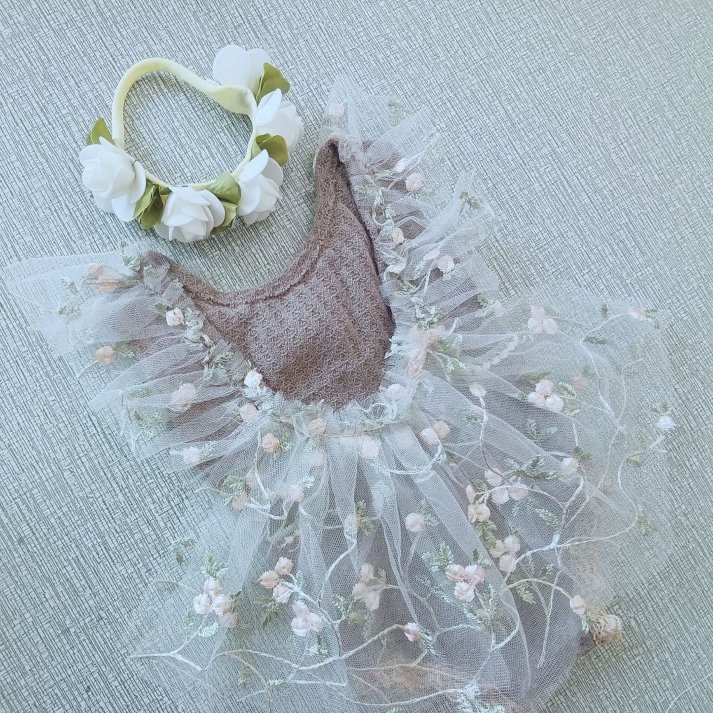 Avezano Newborn Baby Photography Lace Princess Puffy Skirt