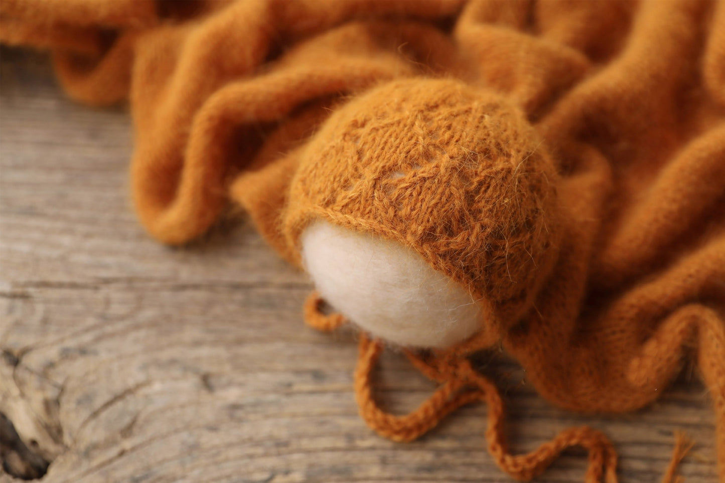 Avezano Newborn Hollow Knit Hat Photography Prop
