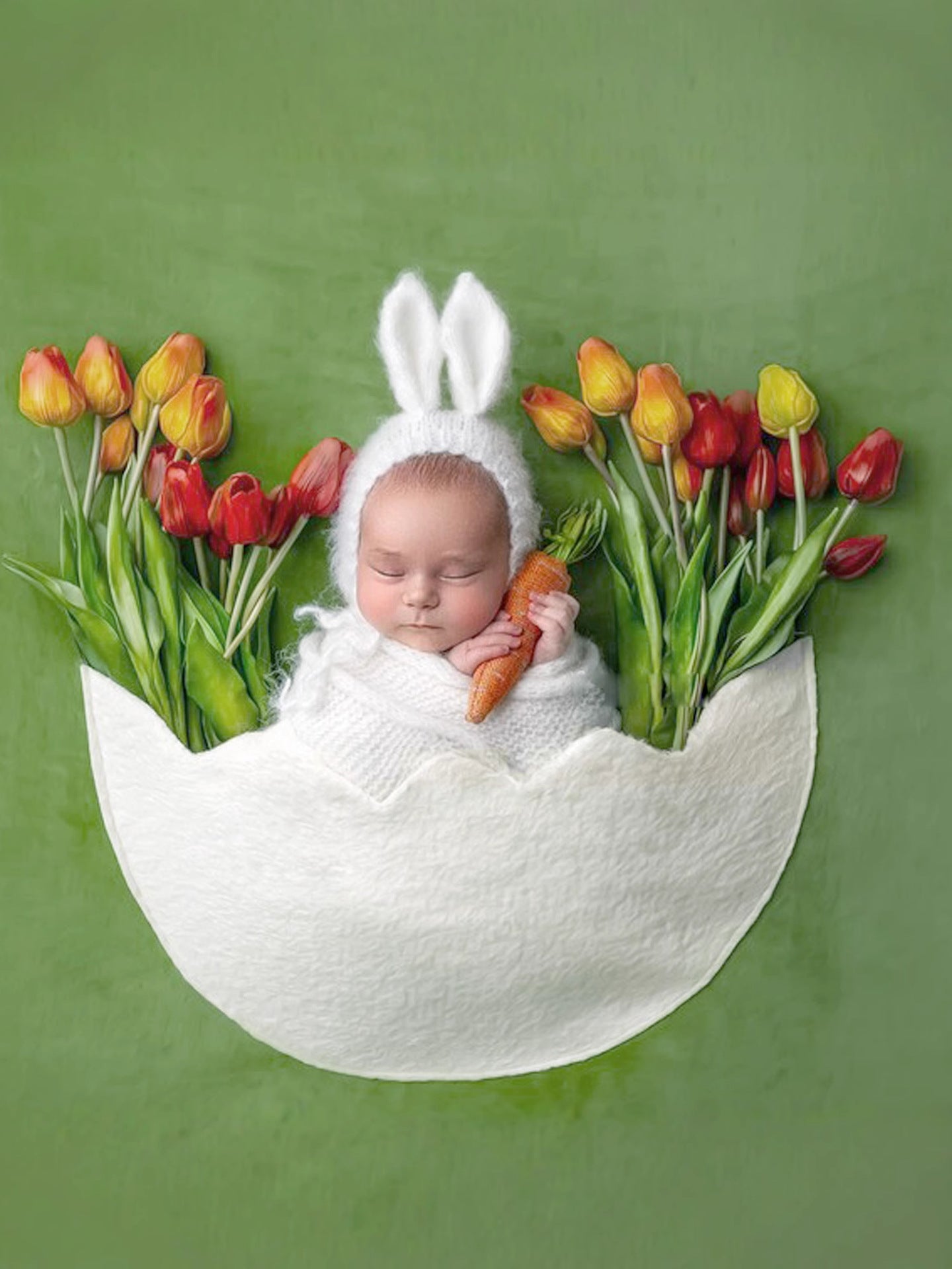 Avezano Baby Eggshell Pocket-Shaped Blanket