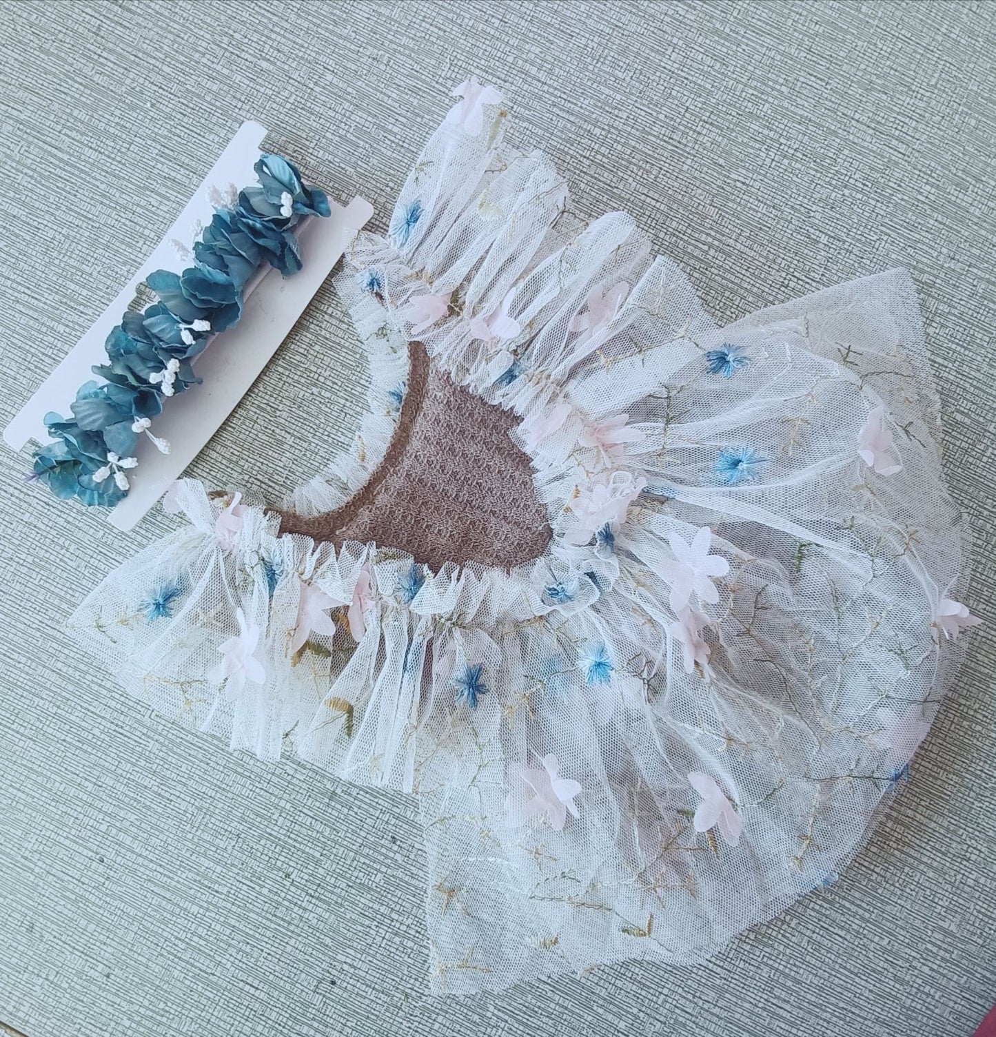 Avezano Newborn Baby Photography Lace Princess Puffy Skirt