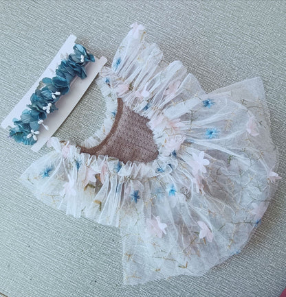 Avezano Newborn Baby Photography Lace Princess Puffy Skirt