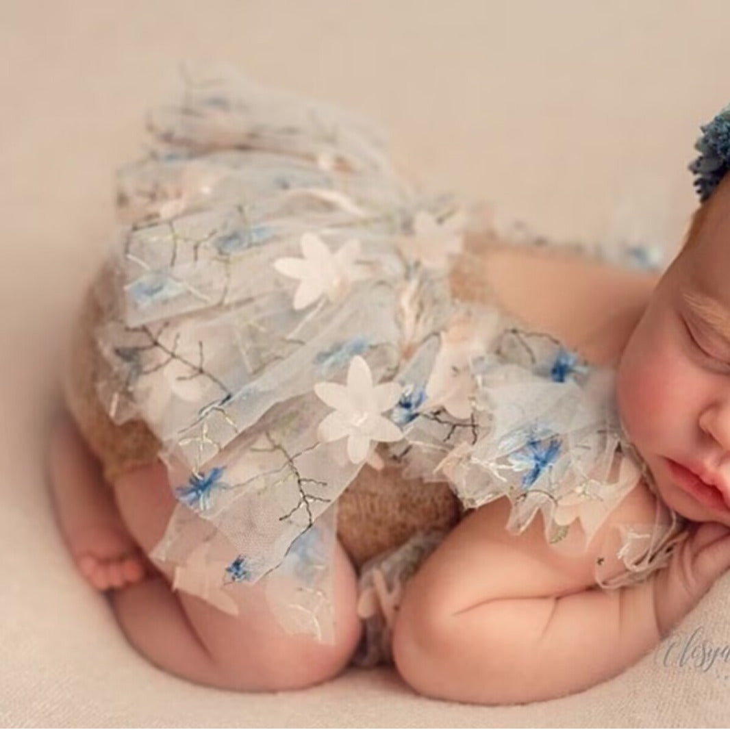 Avezano Newborn Baby Photography Lace Princess Puffy Skirt