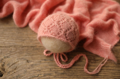 Avezano Newborn Hollow Knit Hat Photography Prop