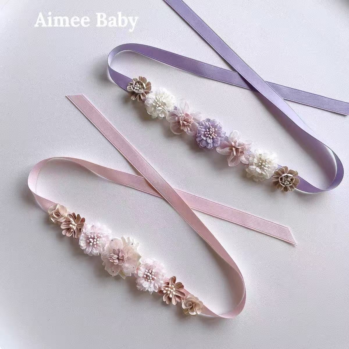 Avezano Ballet Floral Newborn Headband Photography Prop