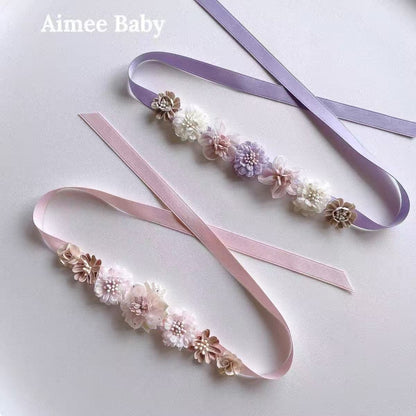 Avezano Ballet Floral Newborn Headband Photography Prop