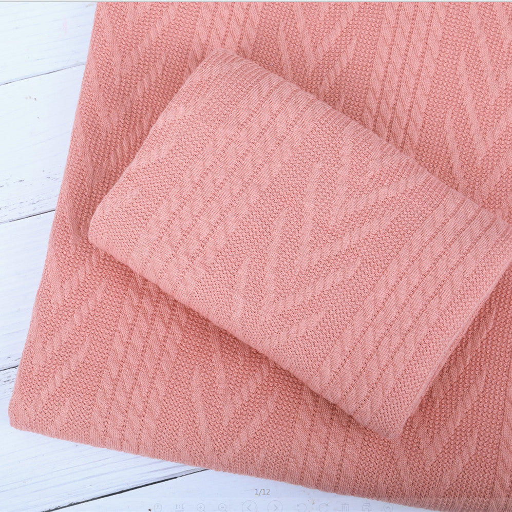 Avezano Knitted Cable Newborn Photography Blanket Photo Prop