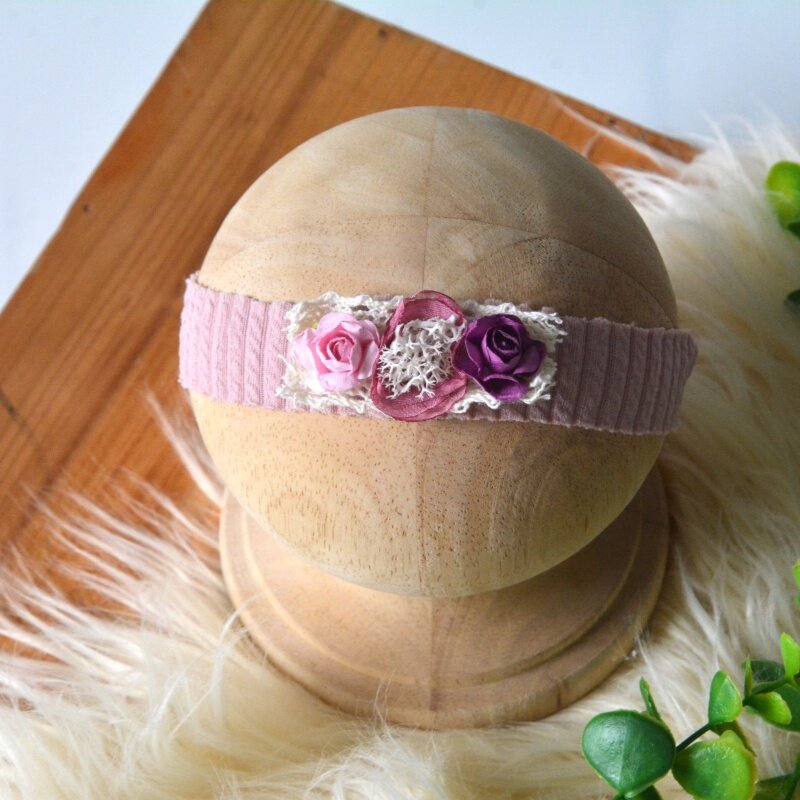 Avezano Floral Newborn Headband Photography Prop