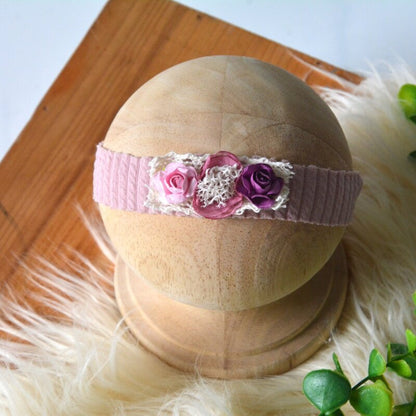 Avezano Floral Newborn Headband Photography Prop