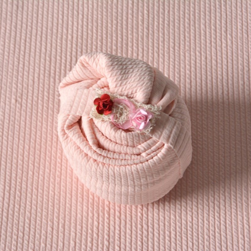 Avezano Stretchy Wrap Blanket and Pillow Newborn Photography Prop Set