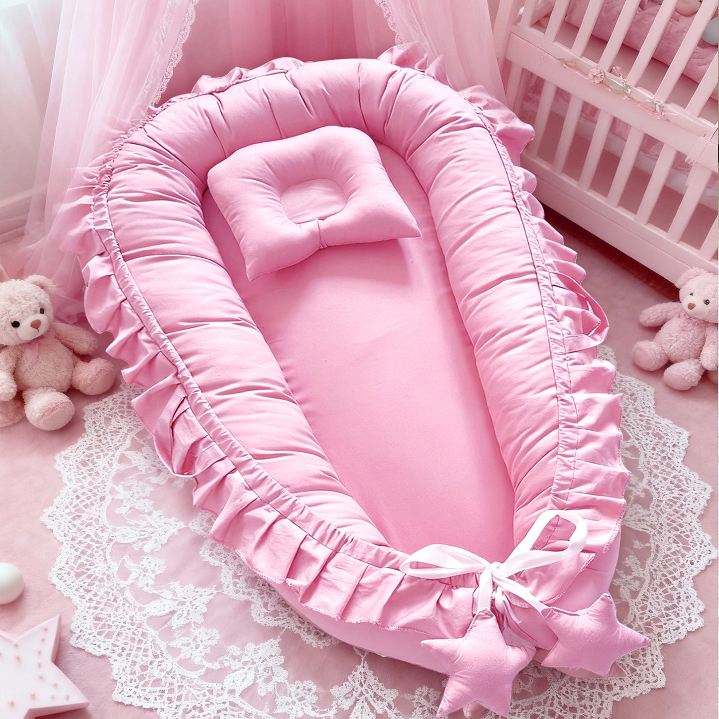 Avezano Cotton Portable Newborn Crib Photography Prop