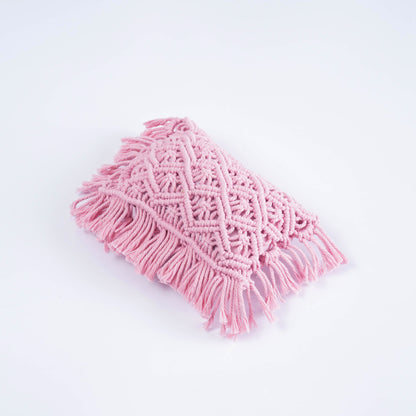 Avezano Hand Knit Tassel Pillow Newborn Photography Prop