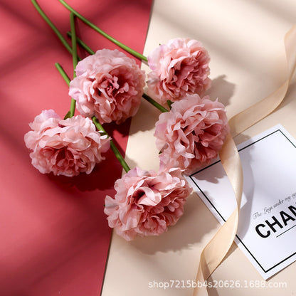 Avezano Artificial Double Peony Flower Photography Prop