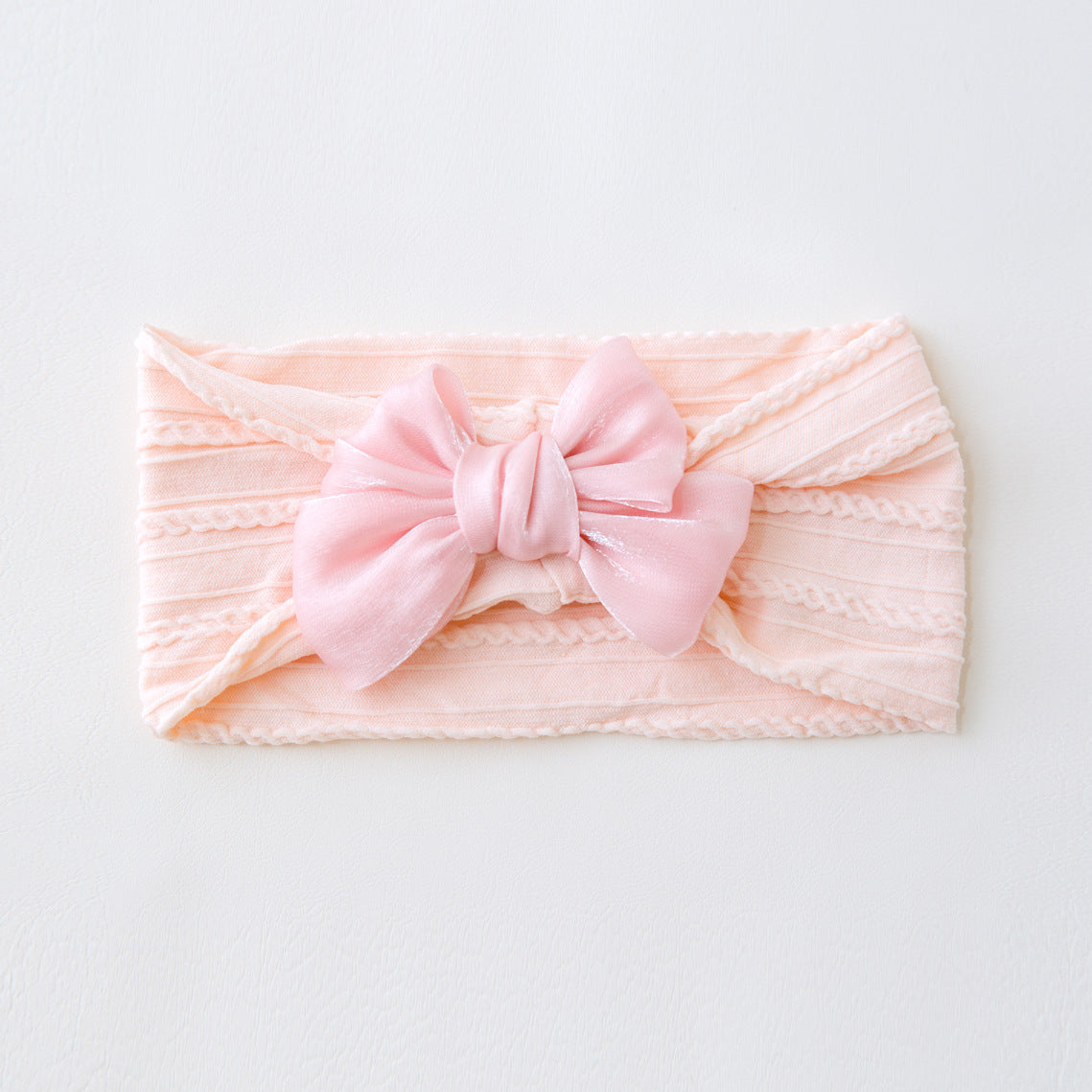 Avezano Floral Bow Hair Headband Photography Prop for Newborn Kids Photoshoots