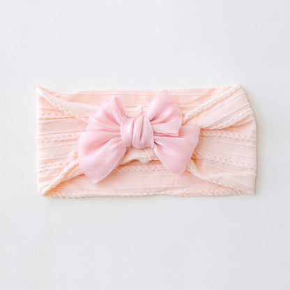 Avezano Floral Bow Hair Headband Photography Prop for Newborn Kids Photoshoots