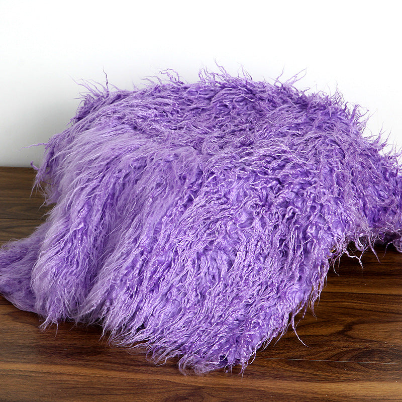 Avezano Long Fur Newborn Photography Blanket Prop