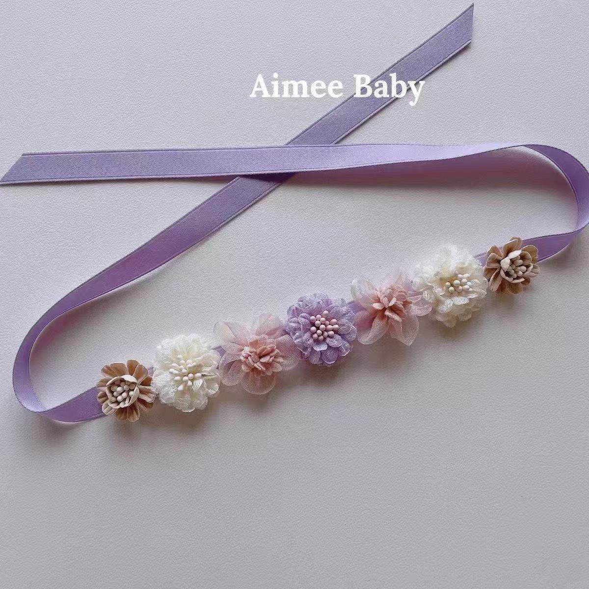 Avezano Ballet Floral Newborn Headband Photography Prop